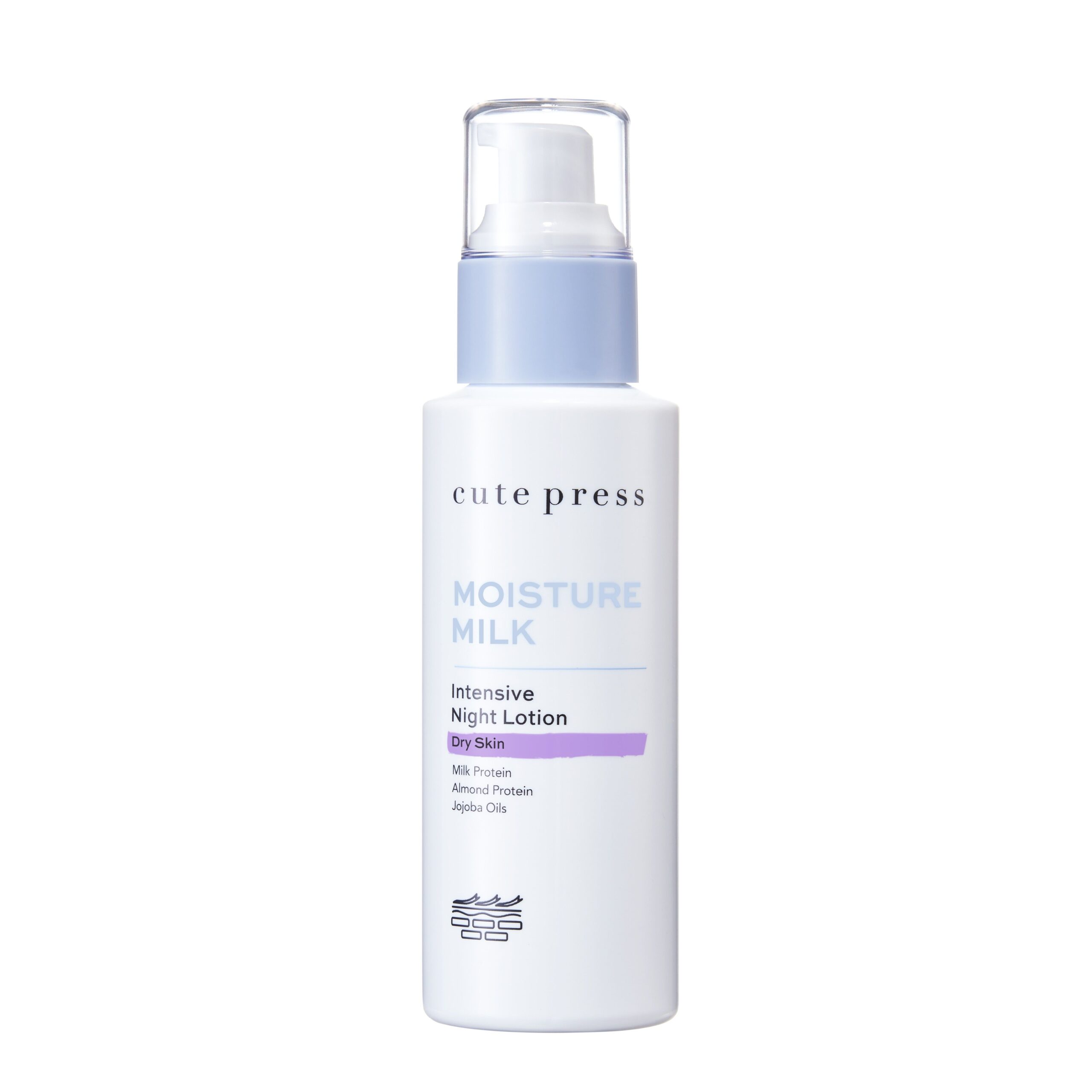 Cute Press Moisture Milk Intensive Night Lotion มอยส์เจอร์ มิลค์ อินเทนซีฟ ไนท์ โลชั่น