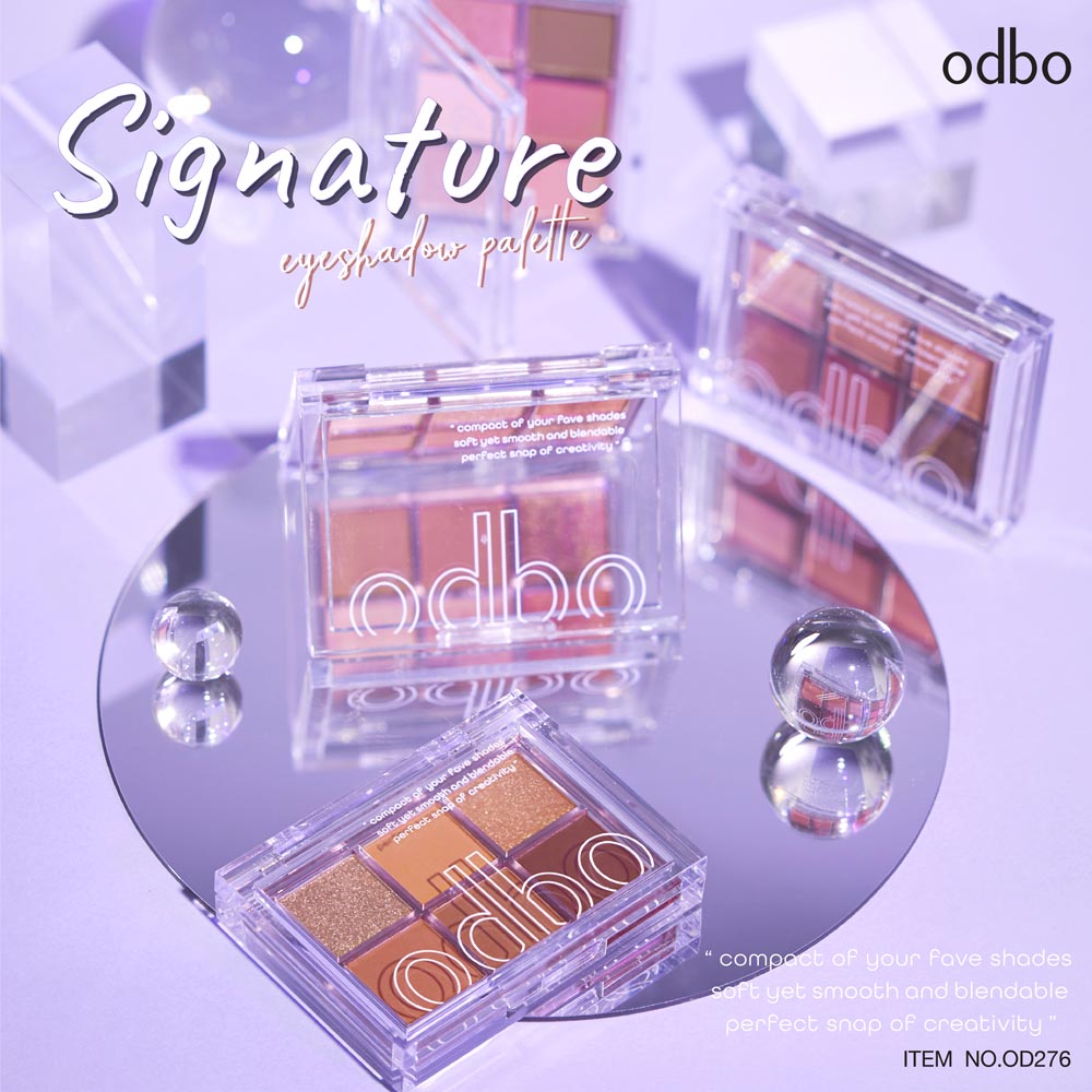 odbo Signature eyeshadow palette ซิกเนเจอร์ อายแชโดว์ พาเลท - Image 6