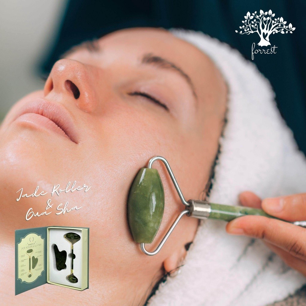 Forrest Jade roller and Gua Sha set ฟอร์เรสท์ ลูกกลิ้งหยก กัวซา เชท - Image 4