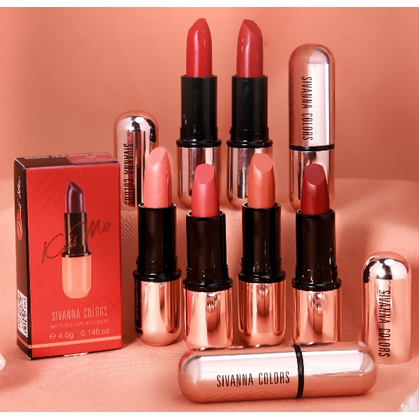 Sivanna Matte stay lipstick kiss me lip HF688 ลิปสติก - Image 3