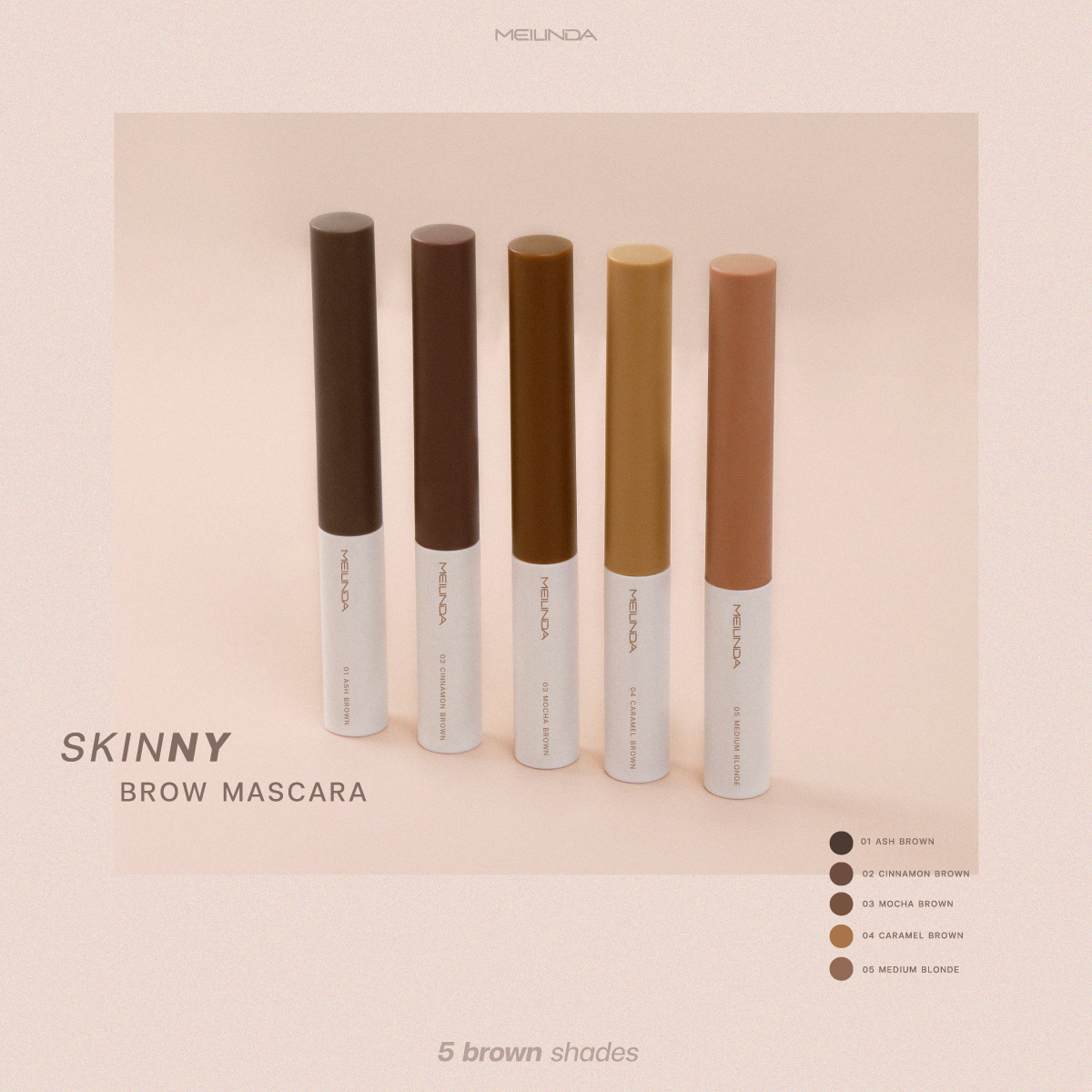 Meilinda Skinny Brow Mascara เมลินดา สกิน MC3115 - Image 5