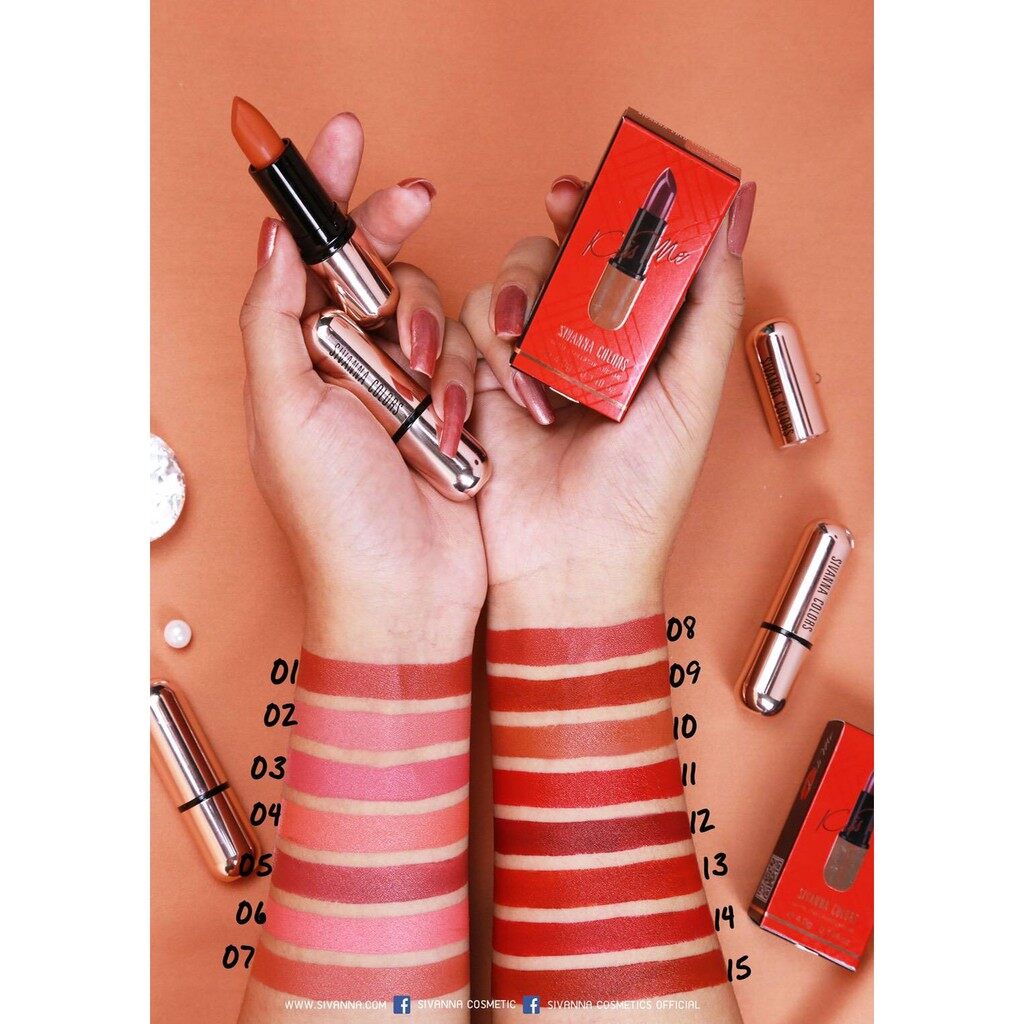 Sivanna Matte stay lipstick kiss me lip HF688 ลิปสติก - Image 2