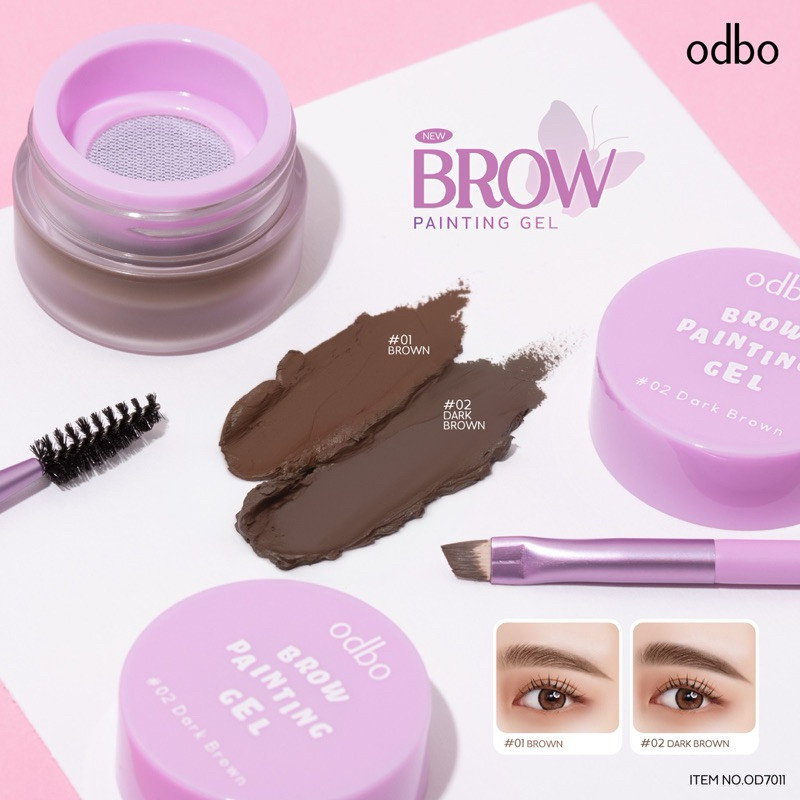 odbo Brow Painting Gel อายบราวเนื้อเจล (OD7011) - Image 3